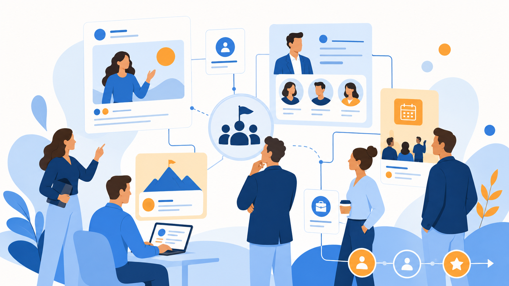 Communication LinkedIn d’un club d’entreprises : structurer sa présence et développer son réseau